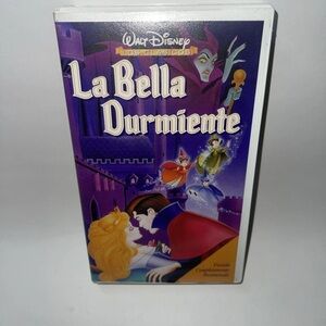 Spanish Walt Disney VHS La Bella Durmiente Sleeping Beauty Tape Espanol